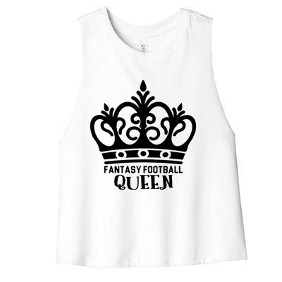 Fantasy Football Queen Women's Racerback Cropped Tank