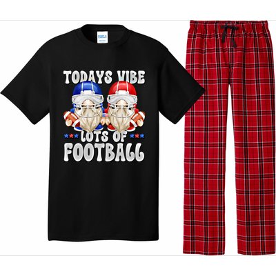 Funny Football Quotes For American Football Mom And Dad Gnome Gift Pajama Set