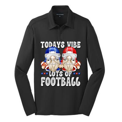 Funny Football Quotes For American Football Mom And Dad Gnome Gift Silk Touch Performance Long Sleeve Polo