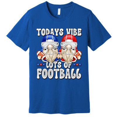 Funny Football Quotes For American Football Mom And Dad Gnome Gift Premium T-Shirt