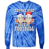 Funny Football Quotes For American Football Mom And Dad Gnome Gift Tie-Dye Long Sleeve Shirt