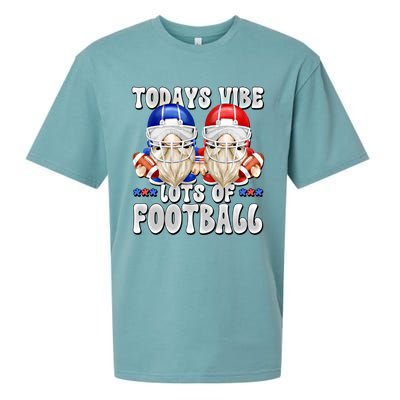 Funny Football Quotes For American Football Mom And Dad Gnome Gift Sueded Cloud Jersey T-Shirt