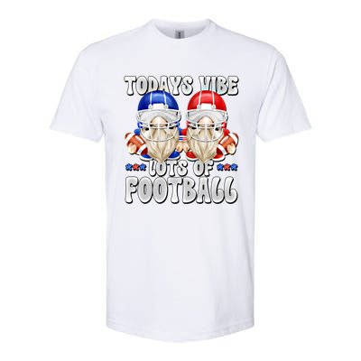 Funny Football Quotes For American Football Mom And Dad Gnome Gift Softstyle CVC T-Shirt