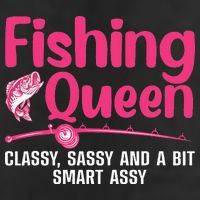 Funny Fishing Queen Design For  Ladies Adult Drive Performance Visor