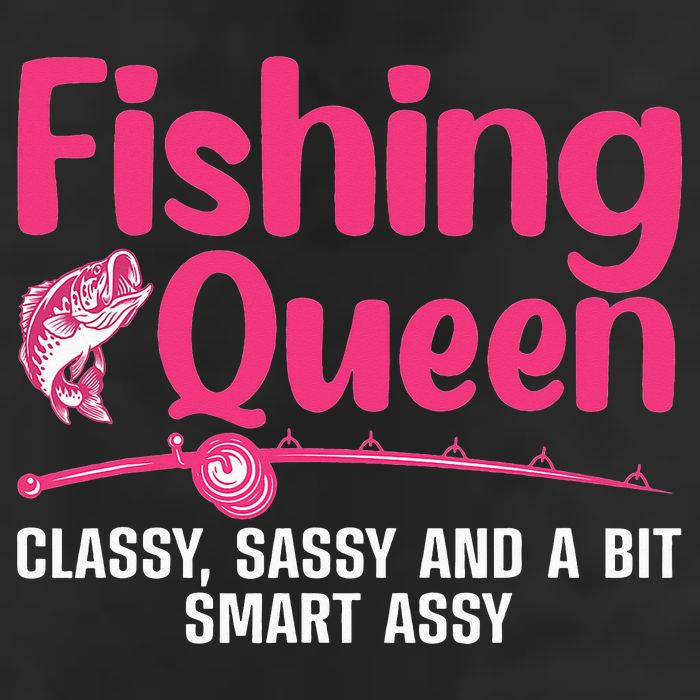 Funny Fishing Queen Design For  Ladies Adult Drive Performance Visor