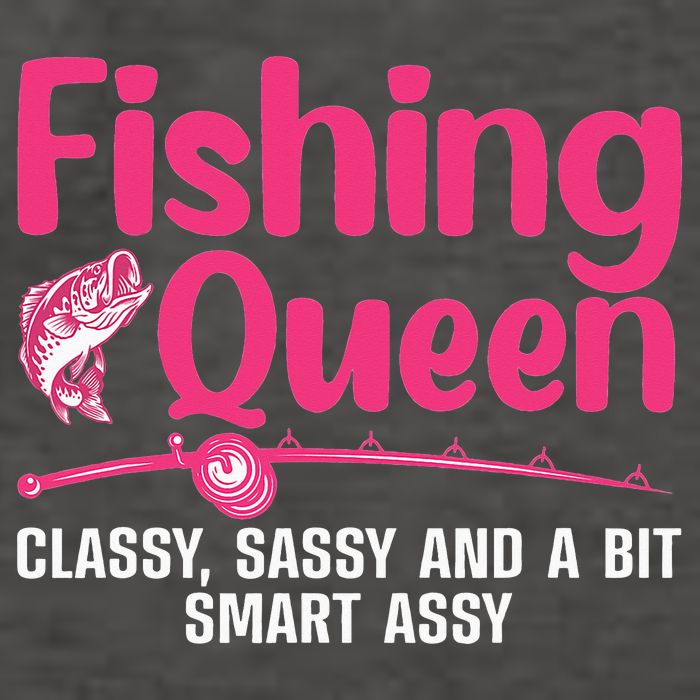 Funny Fishing Queen Design For  Ladies Vector Backpack