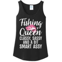 Funny Fishing Queen Design For Women Ladies Fishing Lovers Ladies Essential Tank