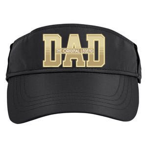 Funny Father Quote Dad The Original Legend Adult Drive Performance Visor