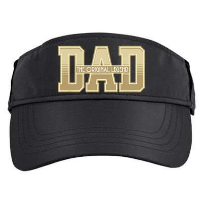 Funny Father Quote Dad The Original Legend Adult Drive Performance Visor