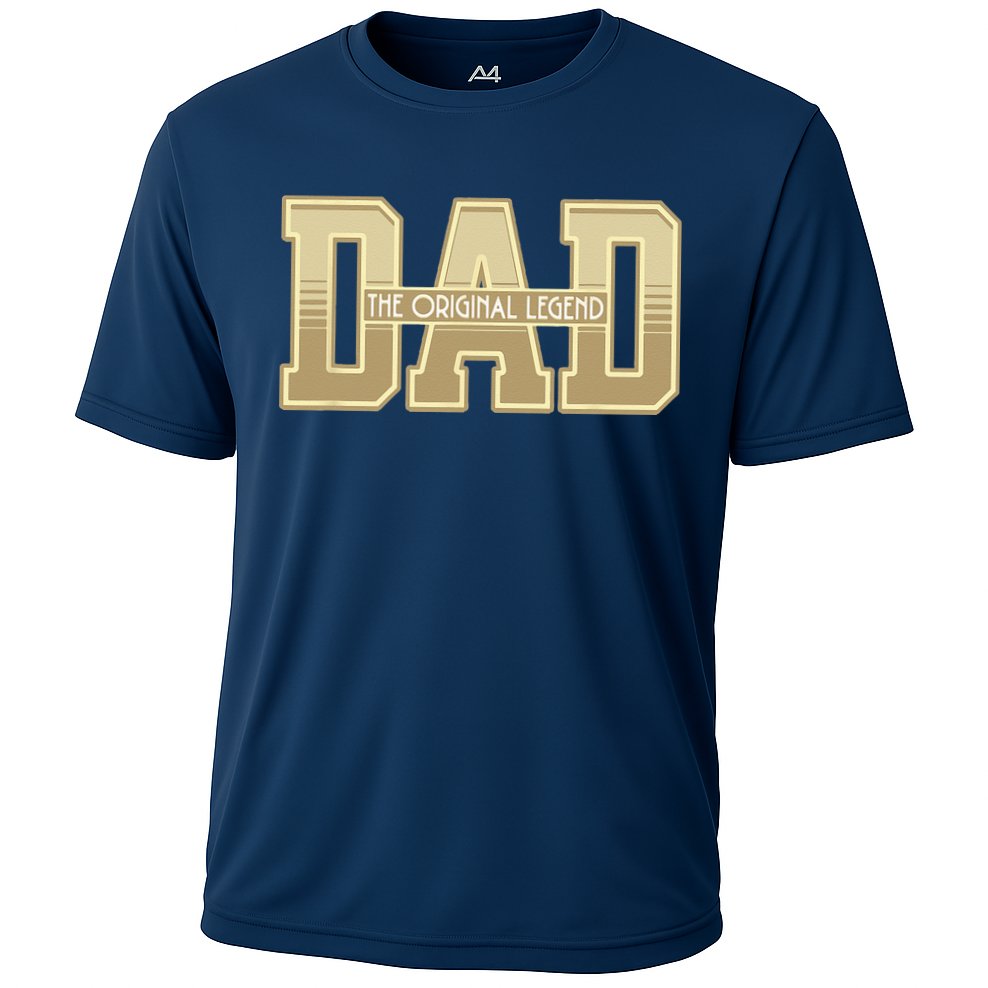 Funny Father Quote Dad The Original Legend Cooling Performance Crew T-Shirt
