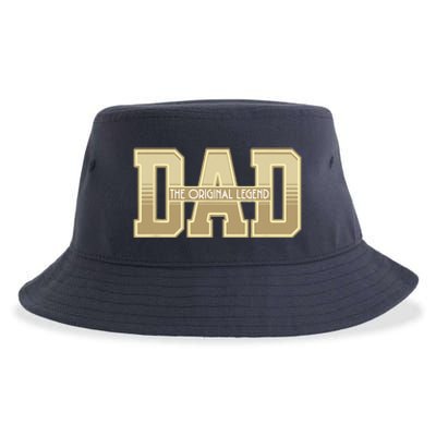 Funny Father Quote Dad The Original Legend Sustainable Bucket Hat