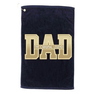 Funny Father Quote Dad The Original Legend Golf Towel