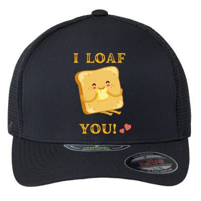 Funny Food Quote I loaf You vintage Flexfit Unipanel Trucker Cap