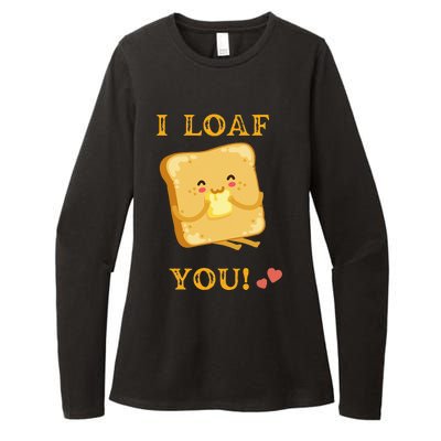 Funny Food Quote I loaf You vintage Womens CVC Long Sleeve Shirt