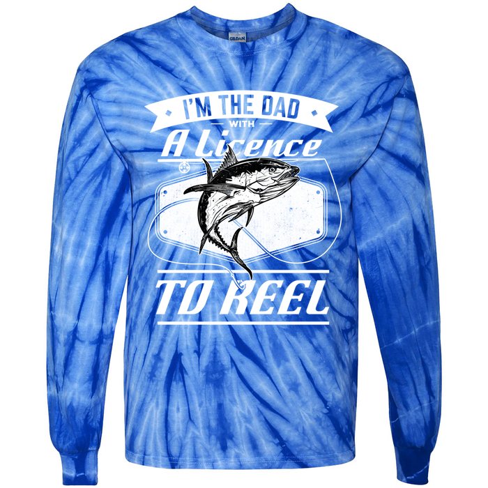 Funny Fishing Quote For Family Great Gift Dad Edition Gift Tie-Dye Long Sleeve Shirt