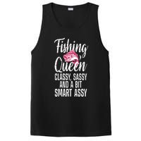 Funny Fishing Queen Design For Women Ladies Fishing Lovers PosiCharge Competitor Tank