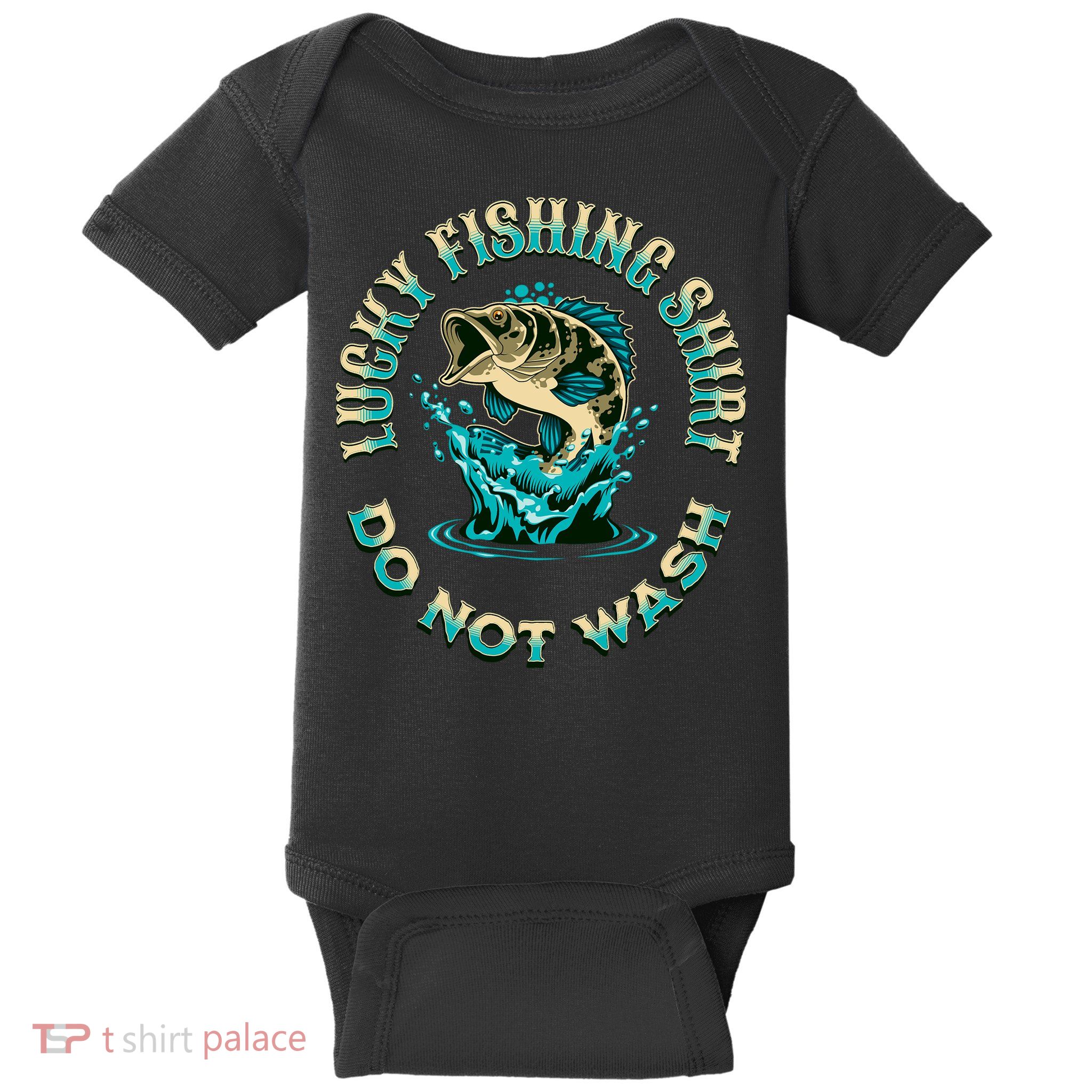 Funny Fishing Quotes Funny Fishing Memes Lucky Fishing Baby Bodysuit