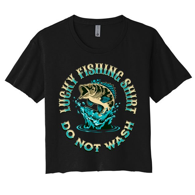 Funny Fishing Quotes Funny Fishing Memes Lucky Fishing Crop Top