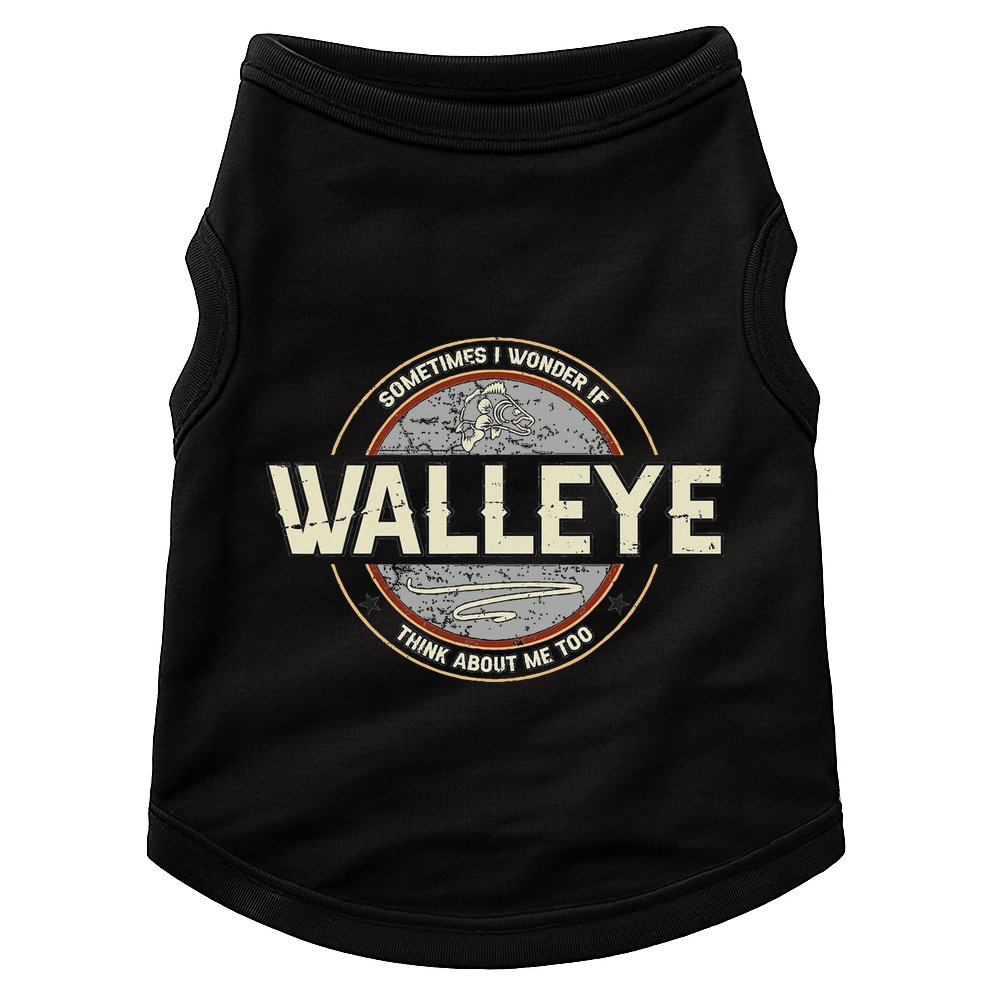 Funny Fishermen Quotes Walleye Fishing Jokes Doggie Tank