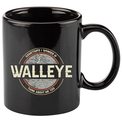 Funny Fishermen Quotes Walleye Fishing Jokes 11oz C Handle Ceramic Mug