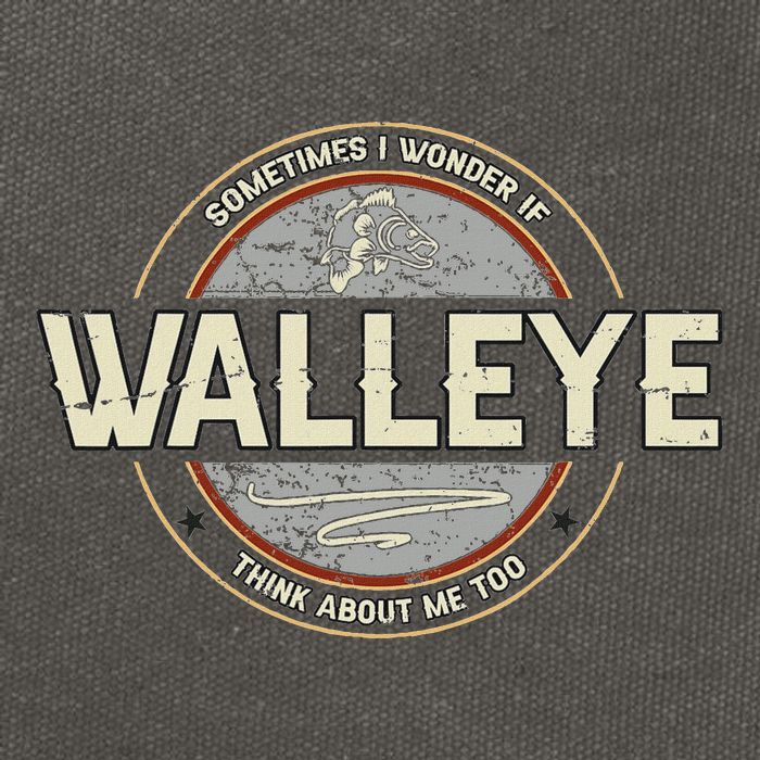 Funny Fishermen Quotes Walleye Fishing Jokes Cotton Canvas Backpack