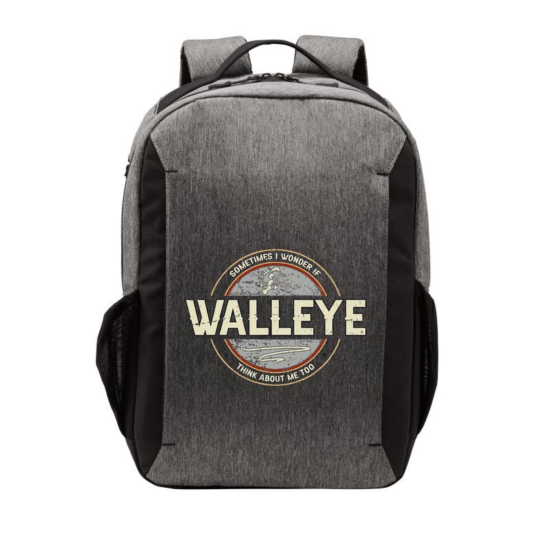 Funny Fishermen Quotes Walleye Fishing Jokes Vector Backpack