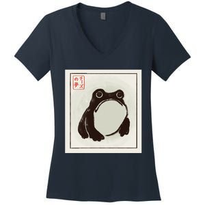 Frog. Women's V-Neck T-Shirt