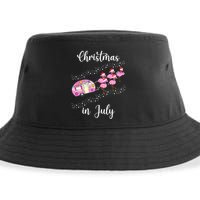 Funny Flamingo Retro Camping Car Christmas In July Tank Top Sustainable Bucket Hat