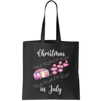 Funny Flamingo Retro Camping Car Christmas In July Tank Top Bag