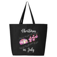 Funny Flamingo Retro Camping Car Christmas In July Tank Top 25L Jumbo Tote