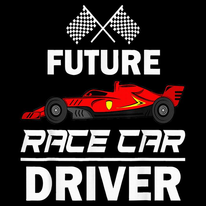 Funny Future Race Car Driver Racing Cooling Performance Crew T-Shirt