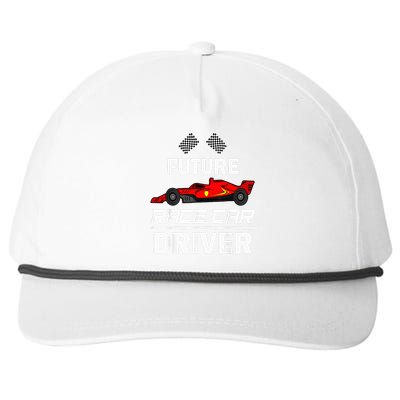 Funny Future Race Car Driver Racing Snapback Five-Panel Rope Hat