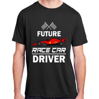 Funny Future Race Car Driver Racing Adult ChromaSoft Performance T-Shirt