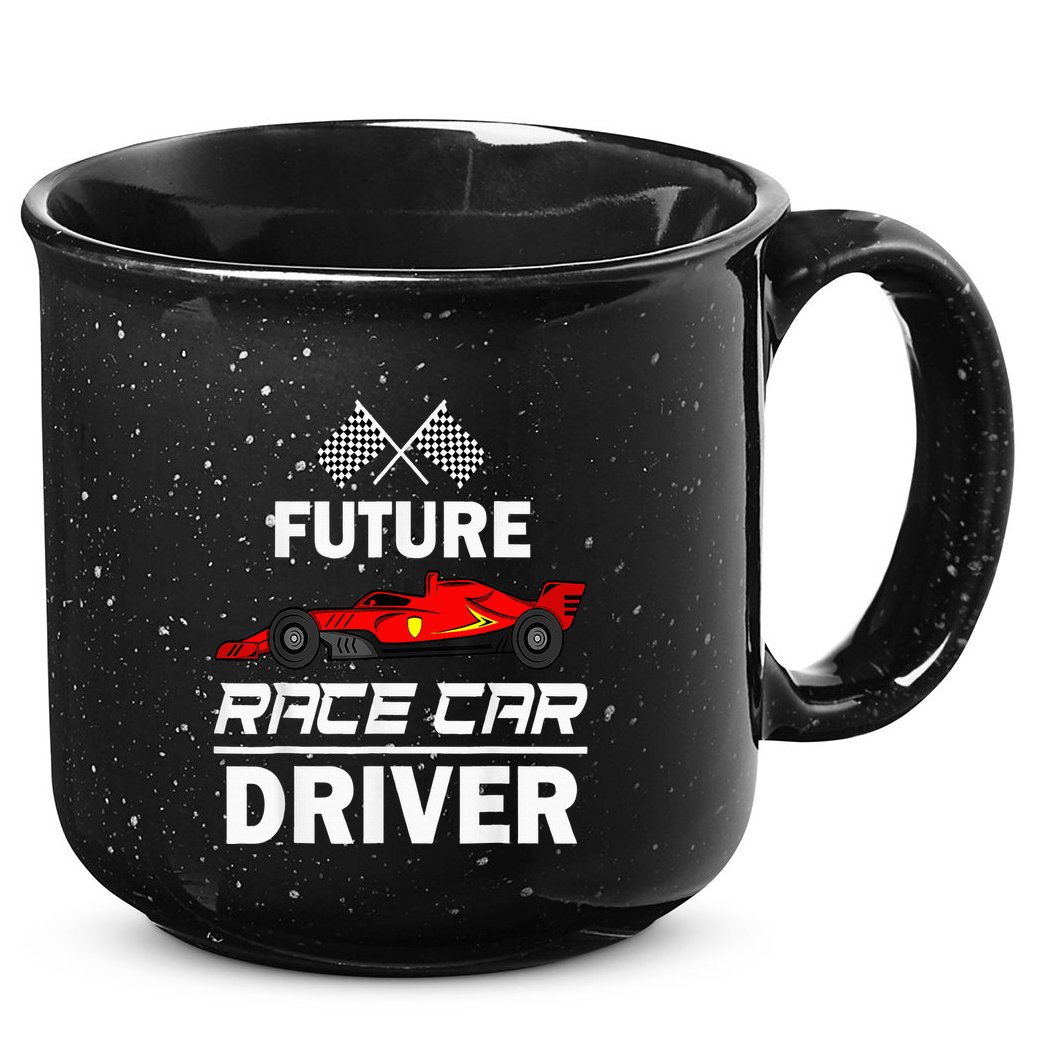 Funny Future Race Car Driver Racing 15oz Campfire Ceramic Mug
