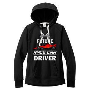 Funny Future Race Car Driver Racing Women's Fleece Hoodie