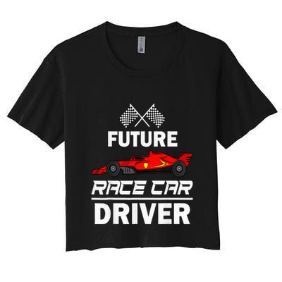 Funny Future Race Car Driver Racing Crop Top