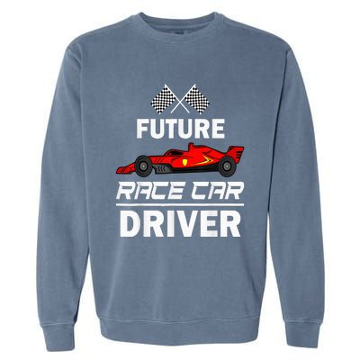 Funny Future Race Car Driver Racing Garment-Dyed Sweatshirt