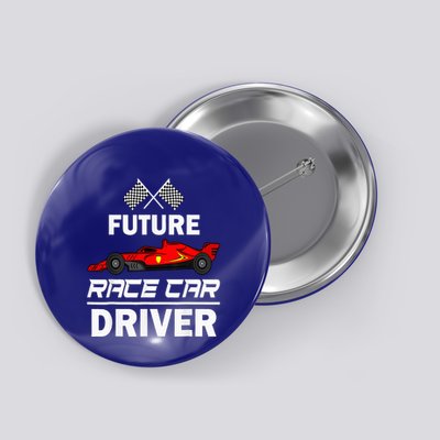Funny Future Race Car Driver Racing Button