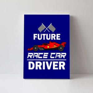 Funny Future Race Car Driver Racing Canvas