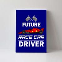 Funny Future Race Car Driver Racing Canvas