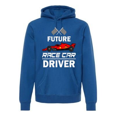 Funny Future Race Car Driver Racing Premium Hoodie