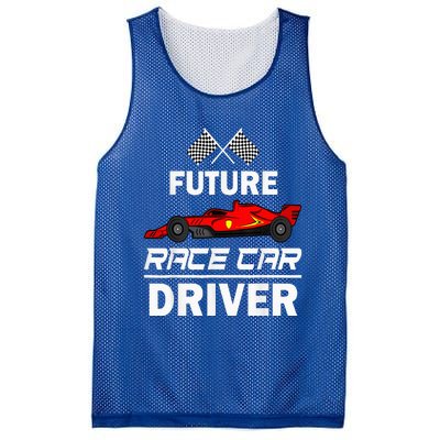 Funny Future Race Car Driver Racing Mesh Reversible Basketball Jersey Tank