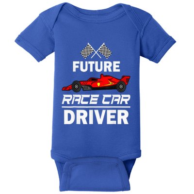 Funny Future Race Car Driver Racing Baby Bodysuit