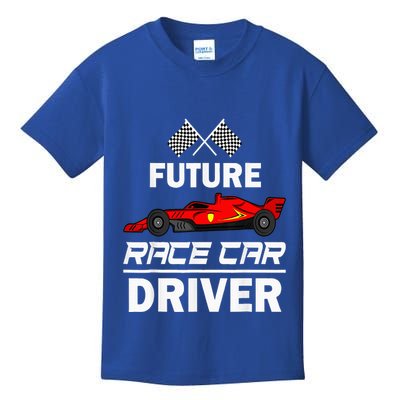 Funny Future Race Car Driver Racing Kids T-Shirt