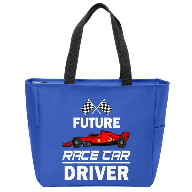 Funny Future Race Car Driver Racing Zip Tote Bag