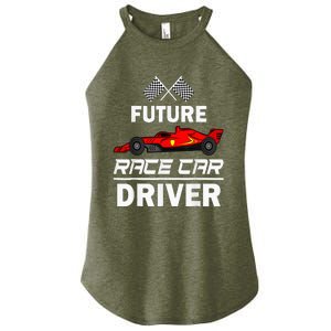 Funny Future Race Car Driver Racing Women's Perfect Tri Rocker Tank