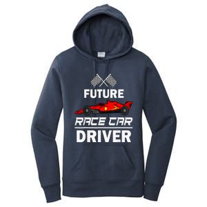 Funny Future Race Car Driver Racing Women's Pullover Hoodie