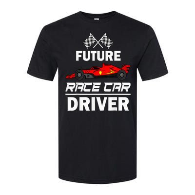 Funny Future Race Car Driver Racing Softstyle CVC T-Shirt