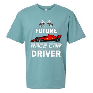 Funny Future Race Car Driver Racing Sueded Cloud Jersey T-Shirt