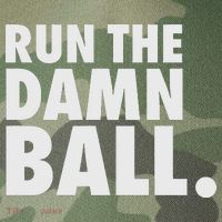Funny Football Running Back Gift Run The Damn Ball Legacy Tie Dye Trucker Hat